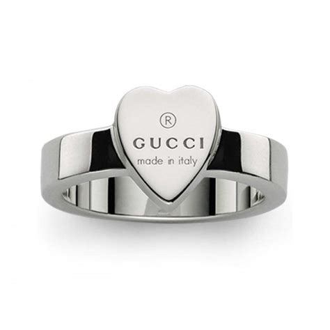 crystal heart ring gucci|Gucci heart bracelet with trademark.